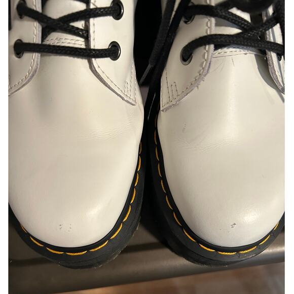 Dr Martens- JADON Platform White Boots- Size 9L - Picture 6 of 6